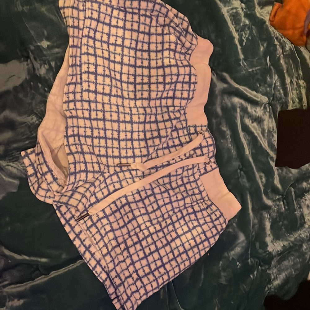 Champion blue and white shorts